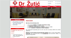 Desktop Screenshot of dr-zutic.com